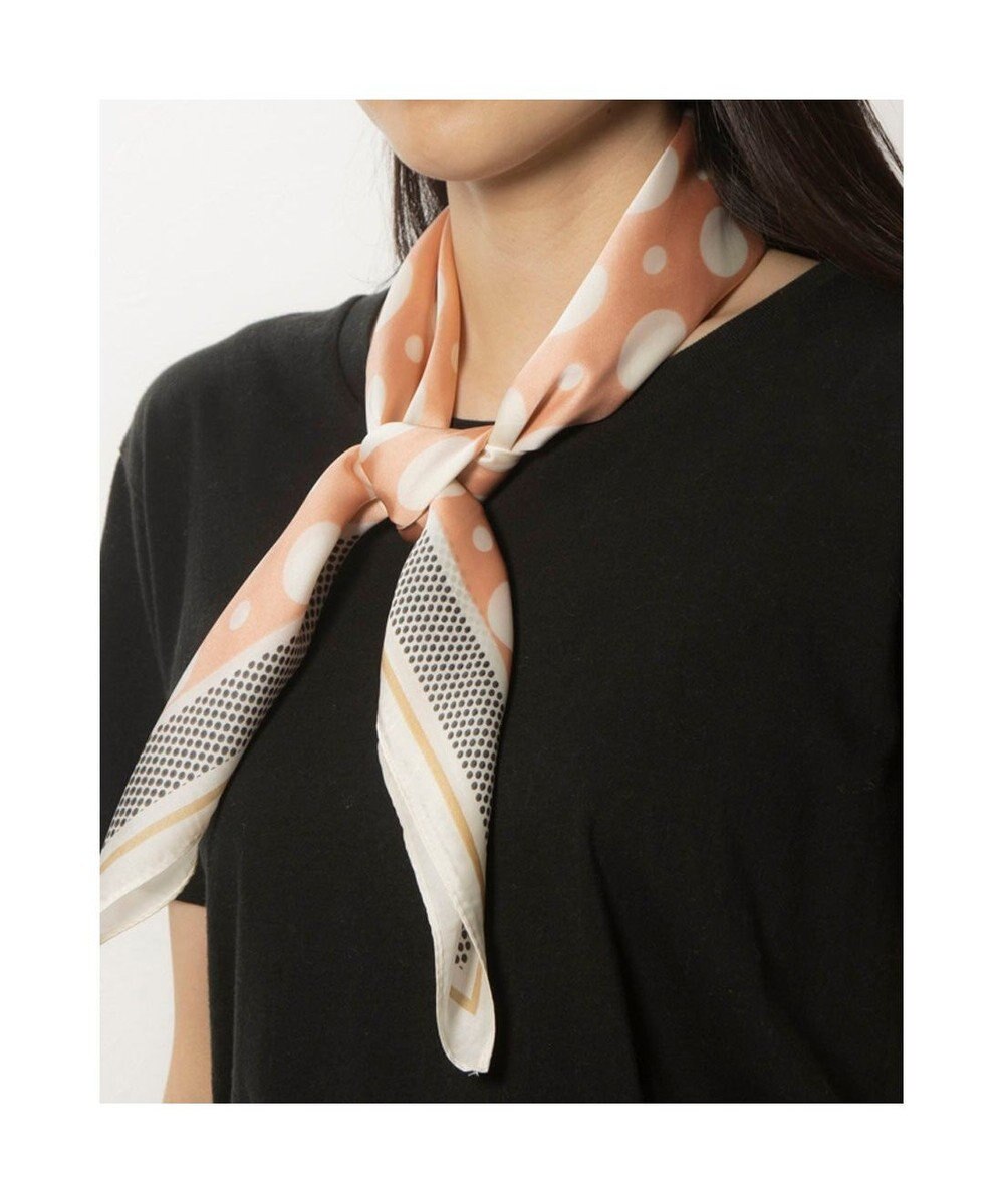 UNBILLION カシュネ cache nez / ドット柄スカーフ 