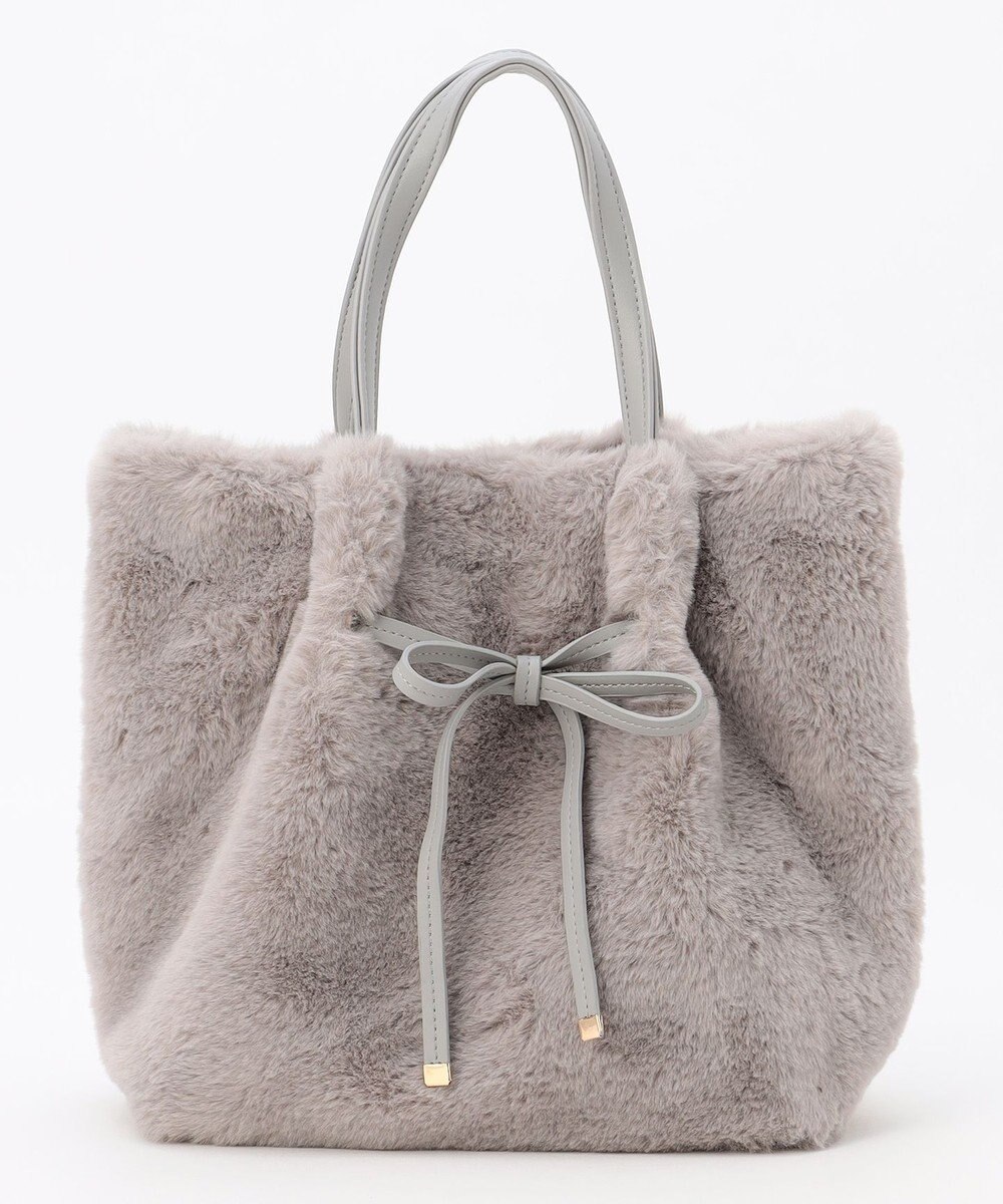 ANY SIS 【2WAY】フェイクファーリボン バッグ 