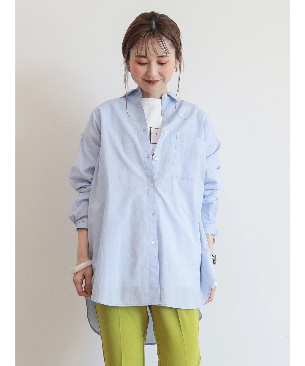 AMERICAN HOLIC ＵＶカット加工バックタックシャツチュニック 