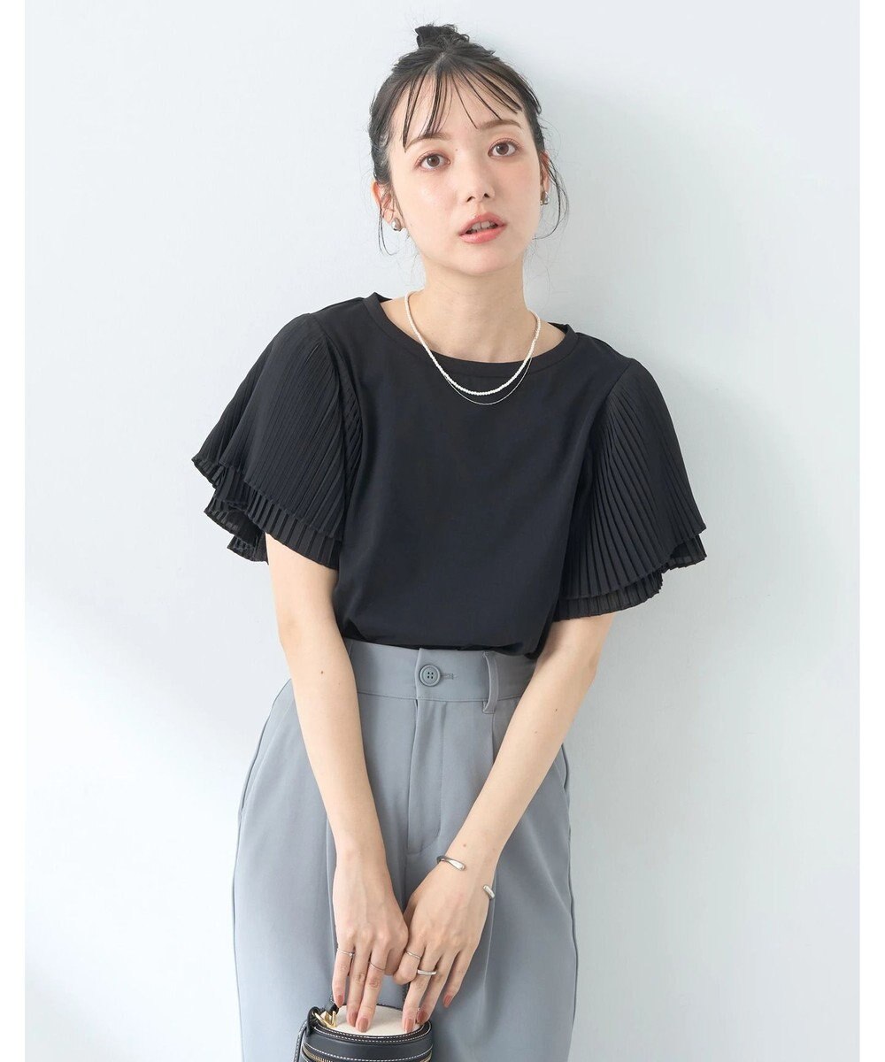 earth music&ecology プリーツフレアプルオーバー 