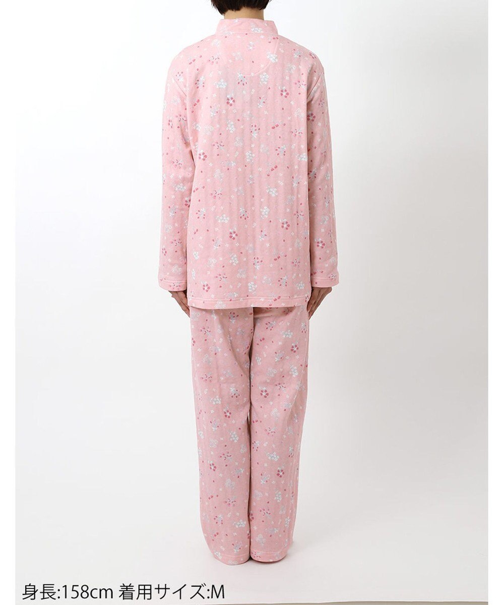 Wing パジャマ 長袖 長ズボン 綿混(本体) あったか レディース EP6015 ウイング／ワコール 