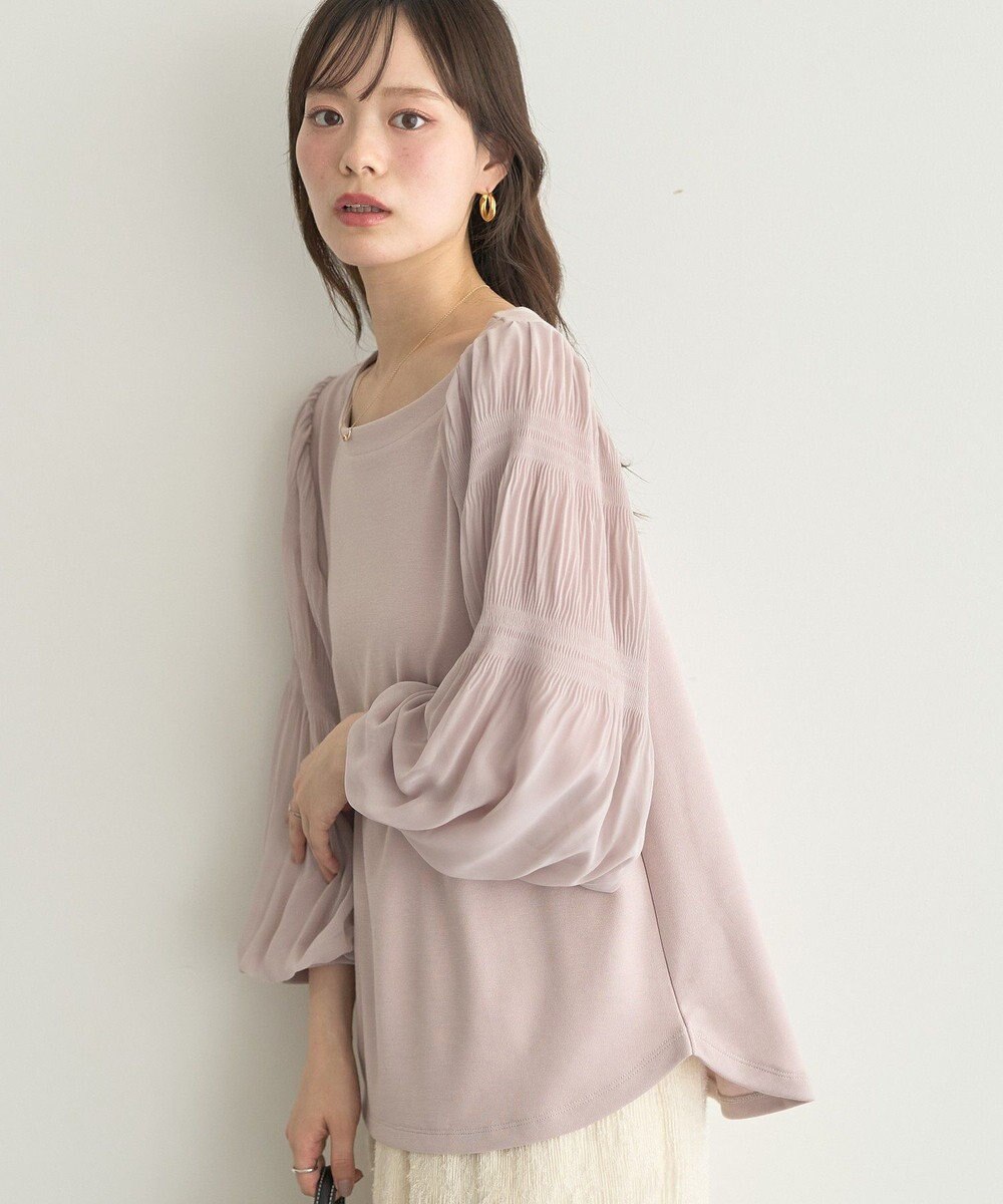 earth music&ecology マジョリカプリーツプルオーバー 