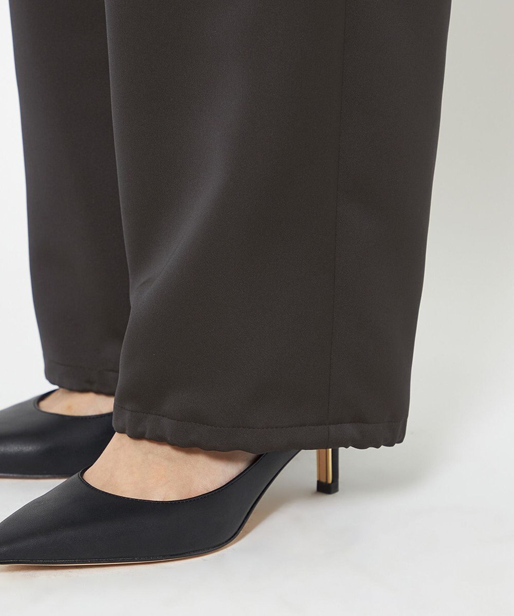 uncrave 【洗濯機洗い可】サテン イージーカーゴパンツ（uncrave WHITE） 