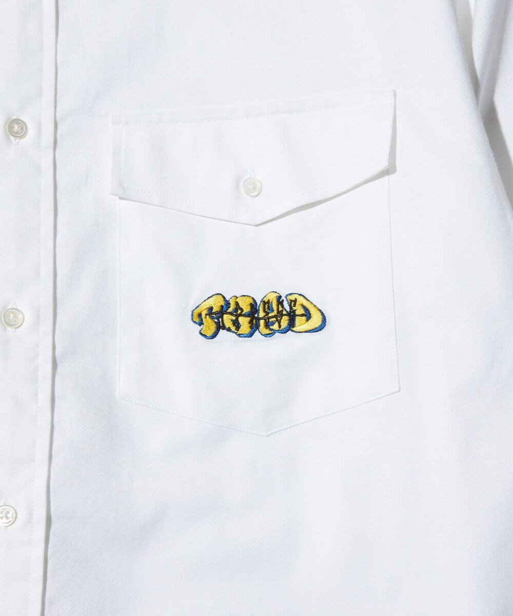 J.PRESS MEN 【J.PRESS ORIGINALS】GRFFITI B.D. OXFORD SHIRT / BAGGY FIT 