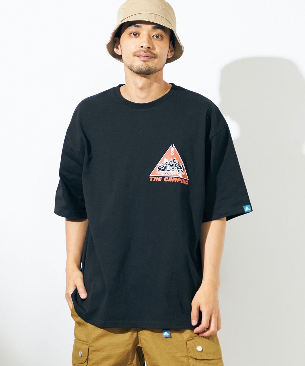 SHARE PARK MENS 【UNISEX】UVカット アートコラボTシャツ〈CAMP〉 