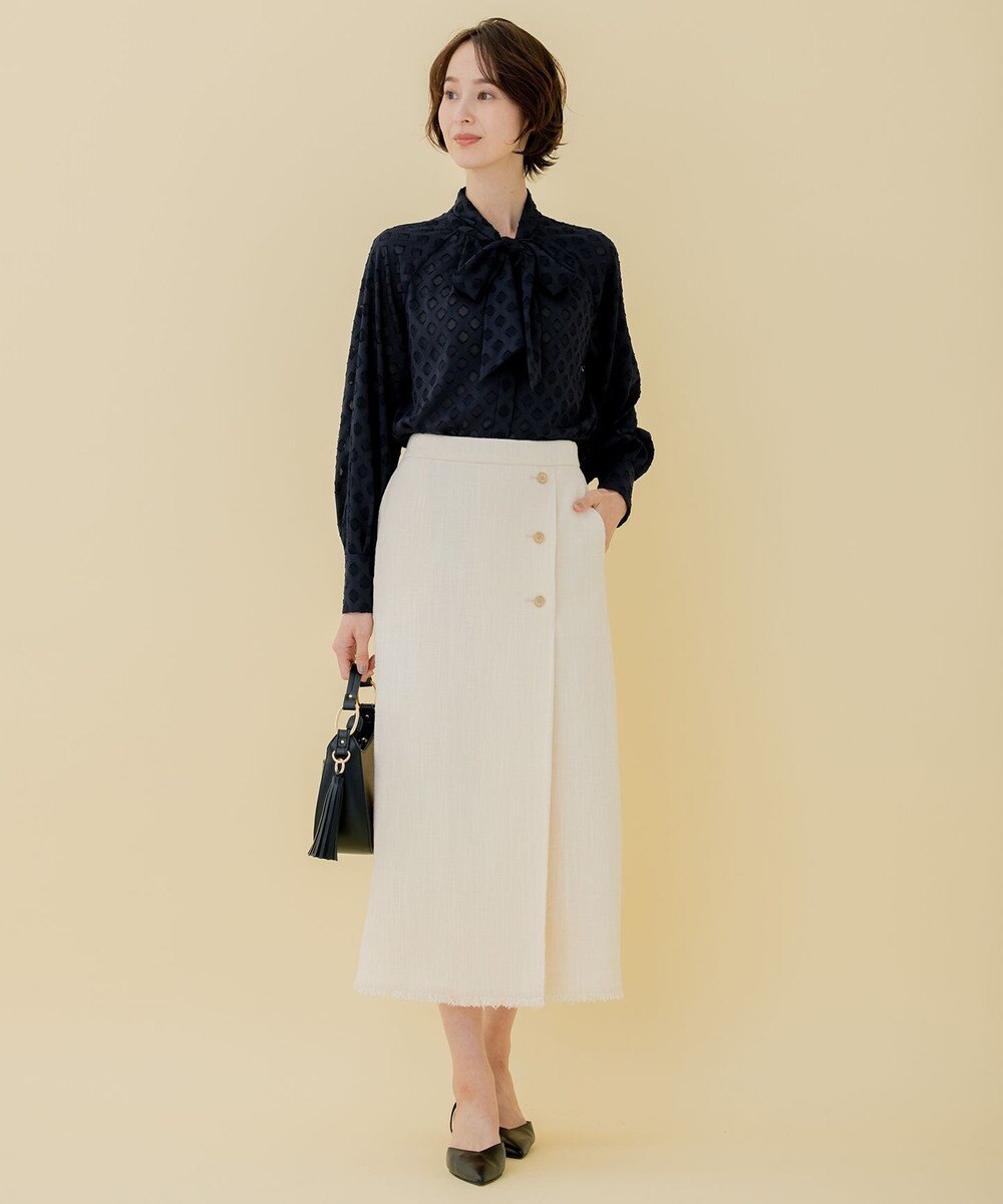 自由区 L 【セット可】ラミーブッチャー ストレートシルエットスカート 