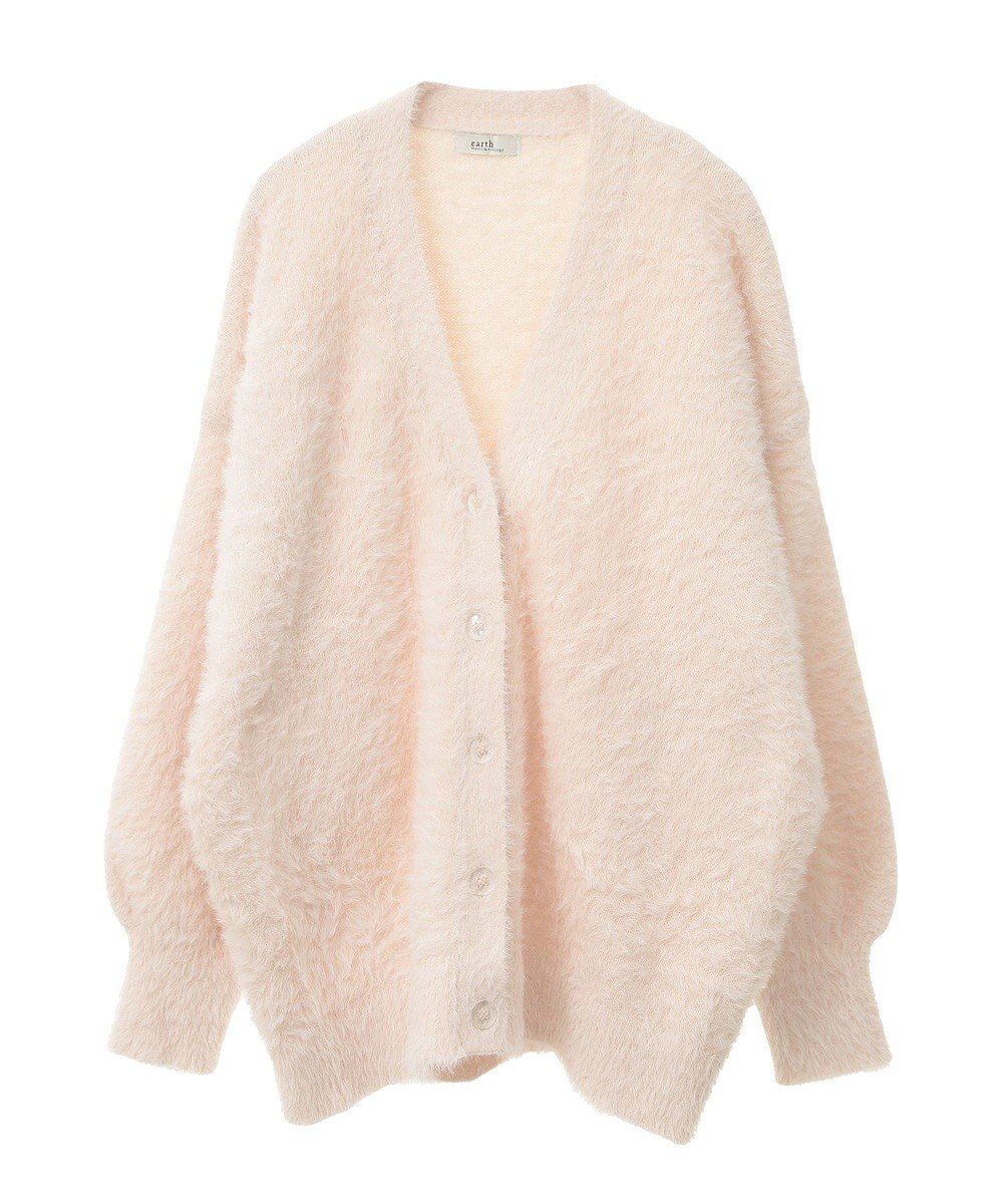earth music&ecology ロングシャギーカーディガン 