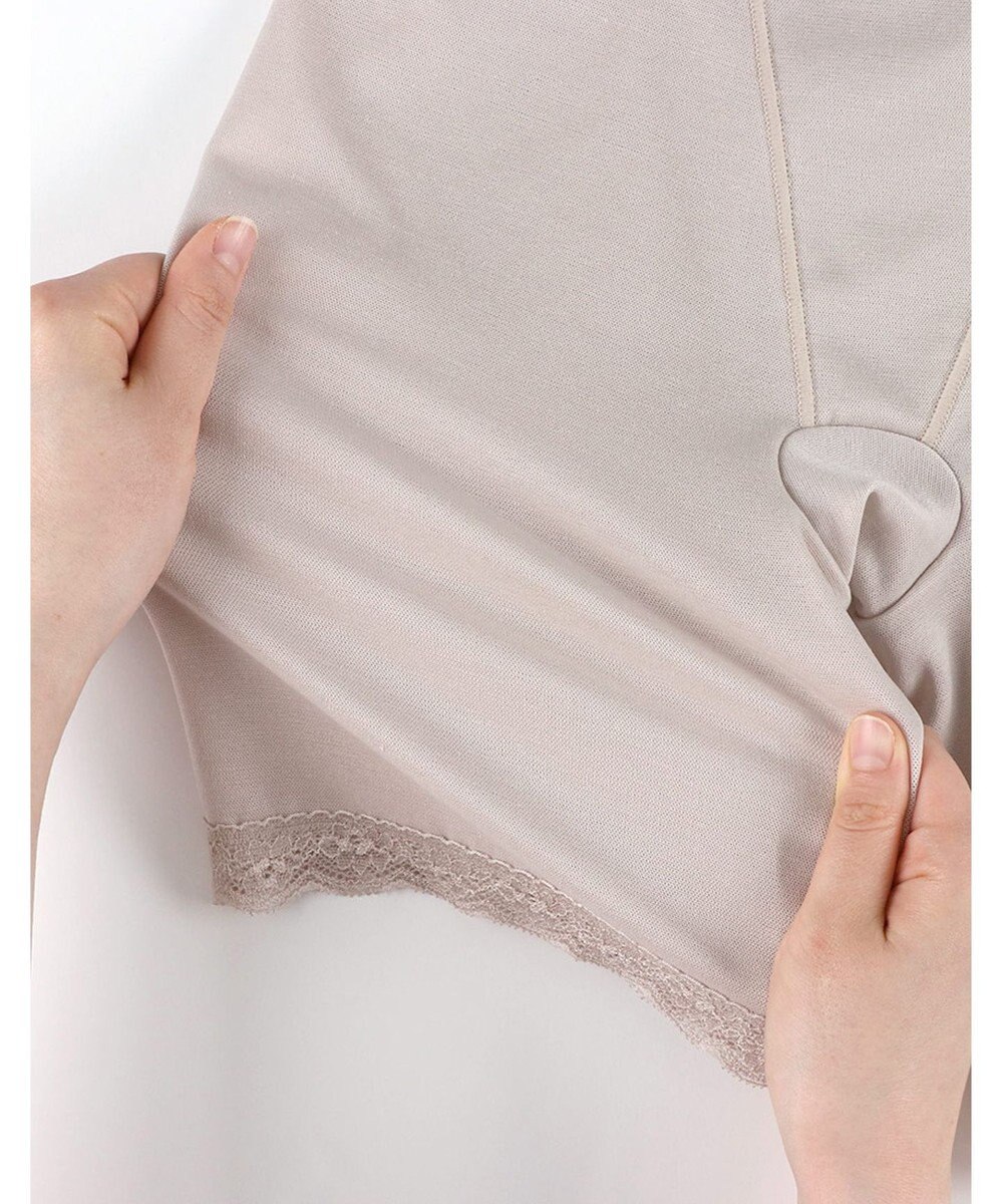 Wing ガードル ソフトな着用感 綿混素材(身生地部) おなか押さえ ロング丈 NV0761 ウイング／ワコール 