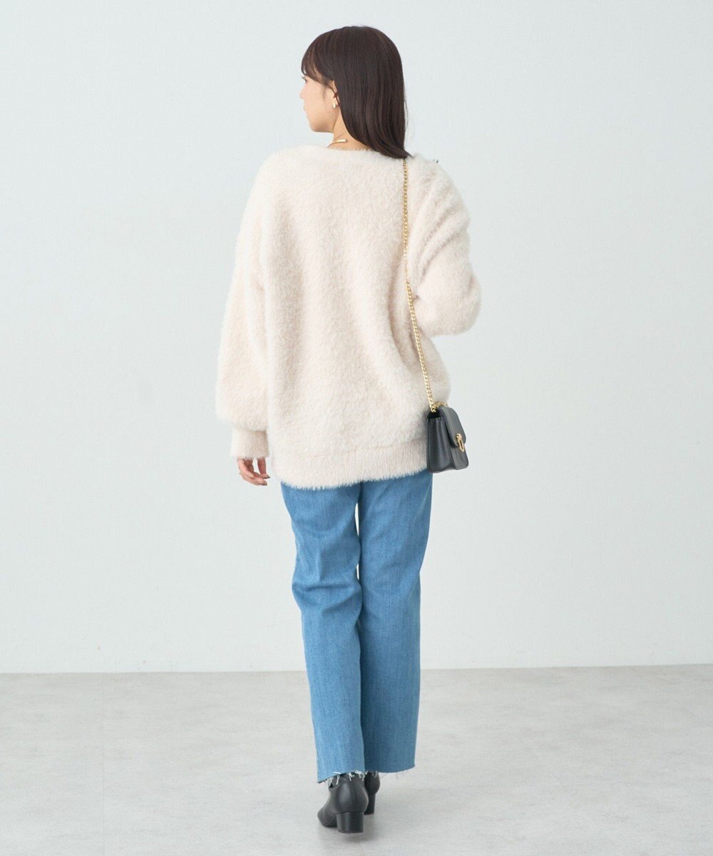 earth music&ecology ロングシャギーカーディガン 