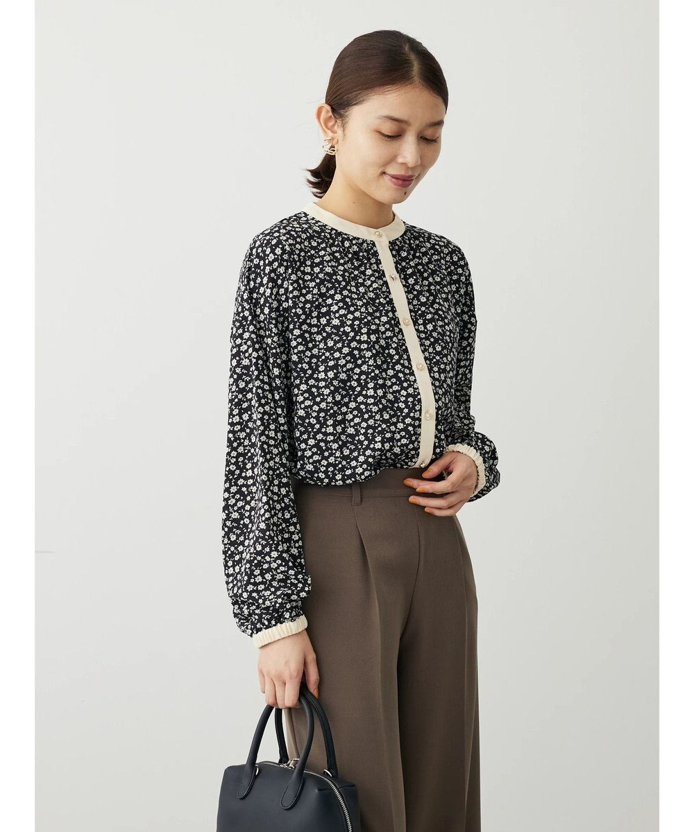 Green Parks ・ＥＬＥＮＣＡＲＥ　ＤＵＥコバナパイピングブラウス 