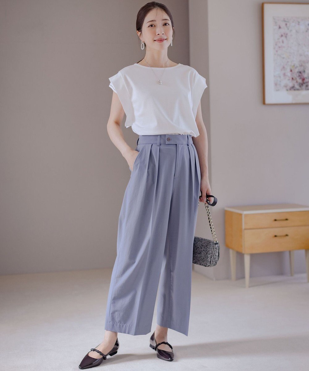 組曲 S ハシゴレースフレンチスリーブ カットソー 