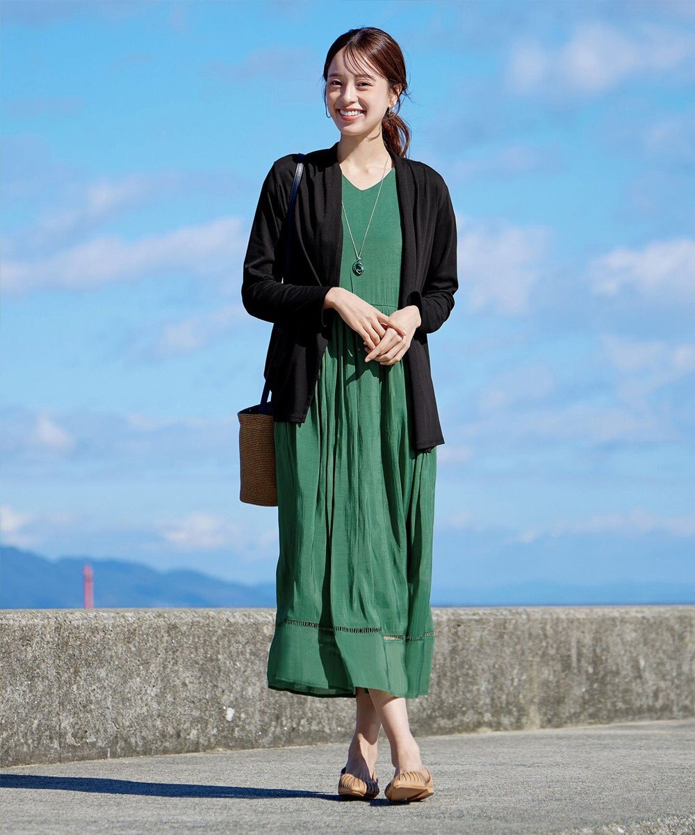 Tiaclasse 【洗える】はしごレースワンピース 