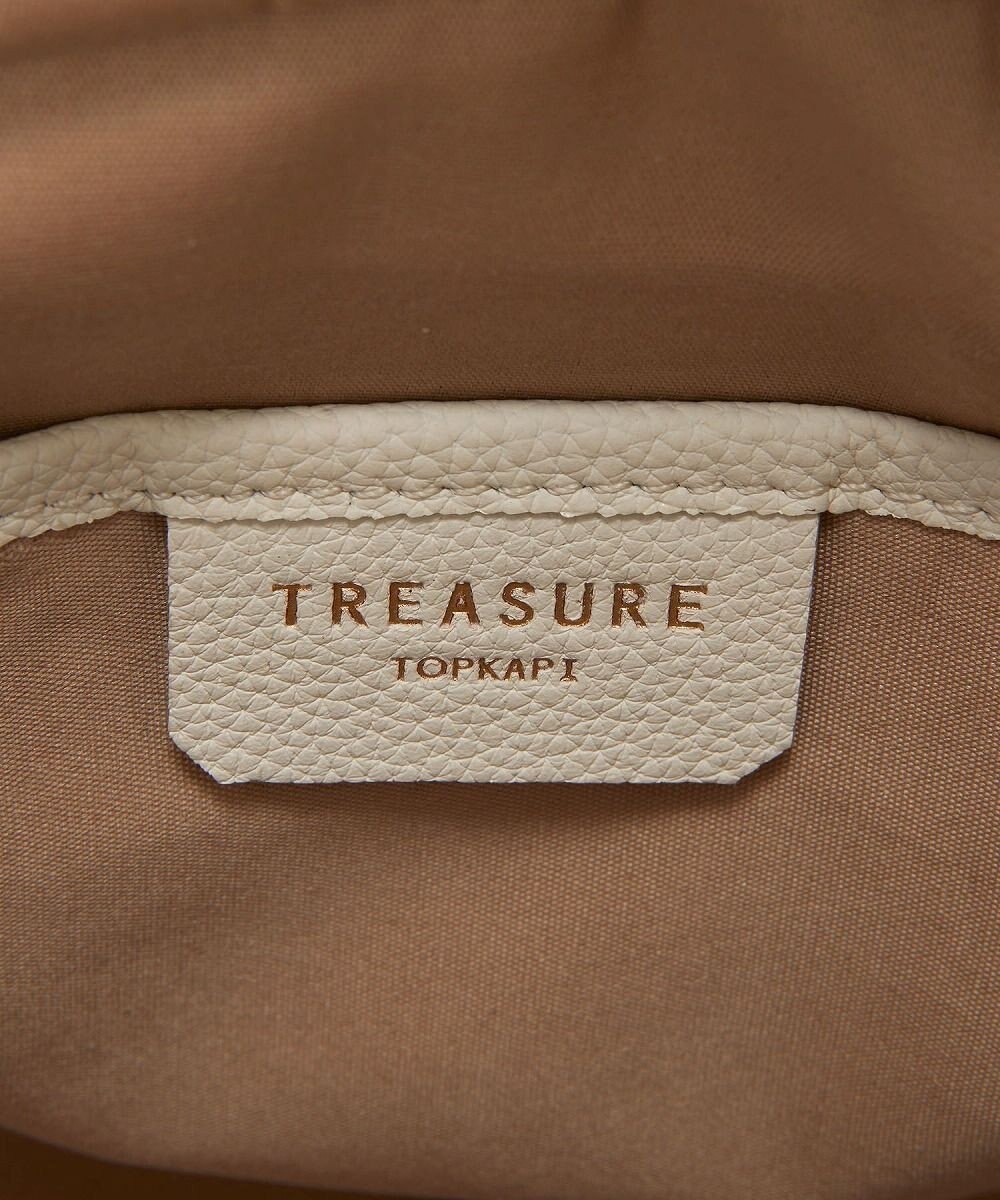TOPKAPI 【TREASURE TOPKAPI】ソフトシュリンク テープハンドル ショルダー付きミニ トート バッグ 
