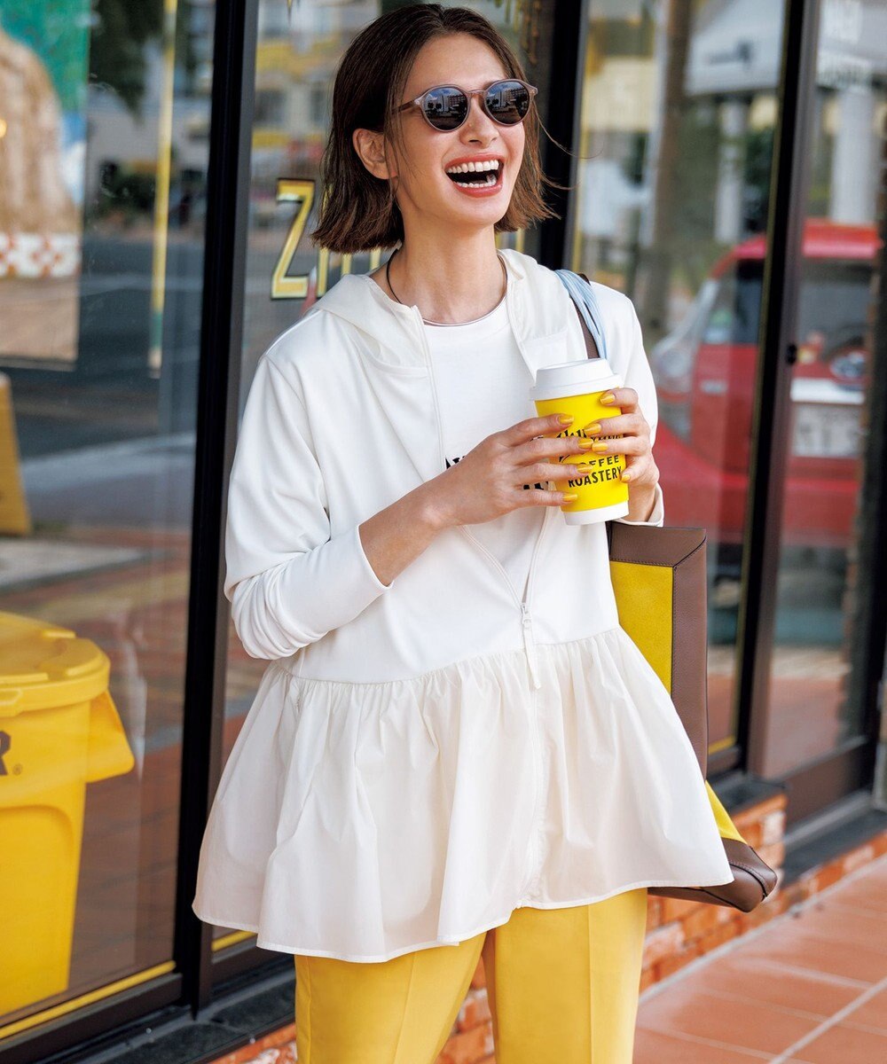 UNFILO 【新色追加】BEAUTY FORM-Tコットン ロゴフレンチT 