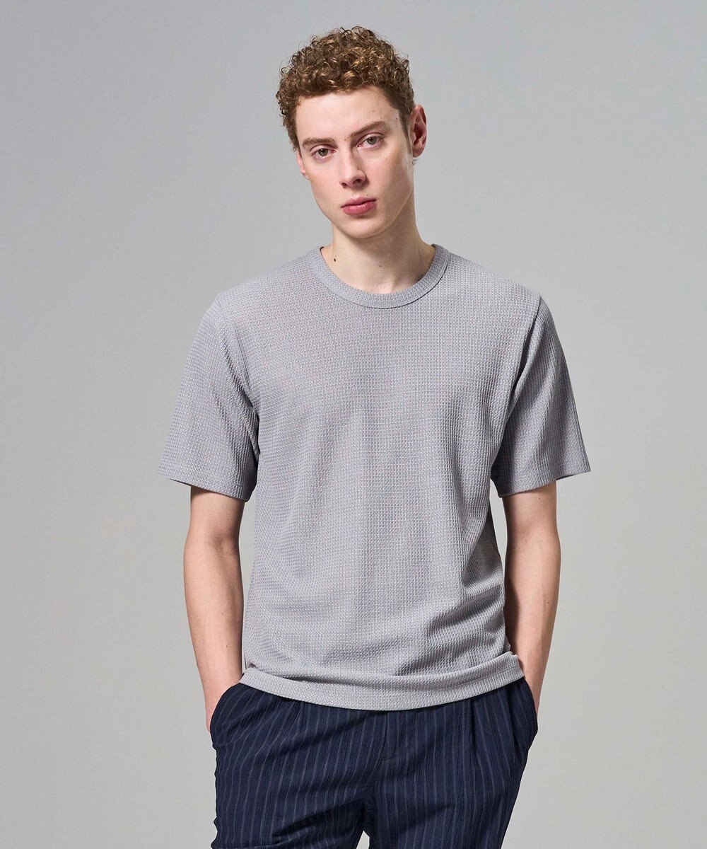 JOSEPH HOMME 【新色追加】メランジクロスジャージー　クルーネックカットソー 
