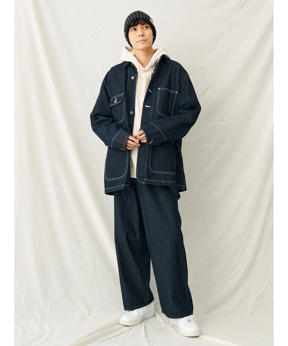 CRAFT STANDARD BOUTIQUE 【２ｗａｙ】デニムサロペットパンツ 