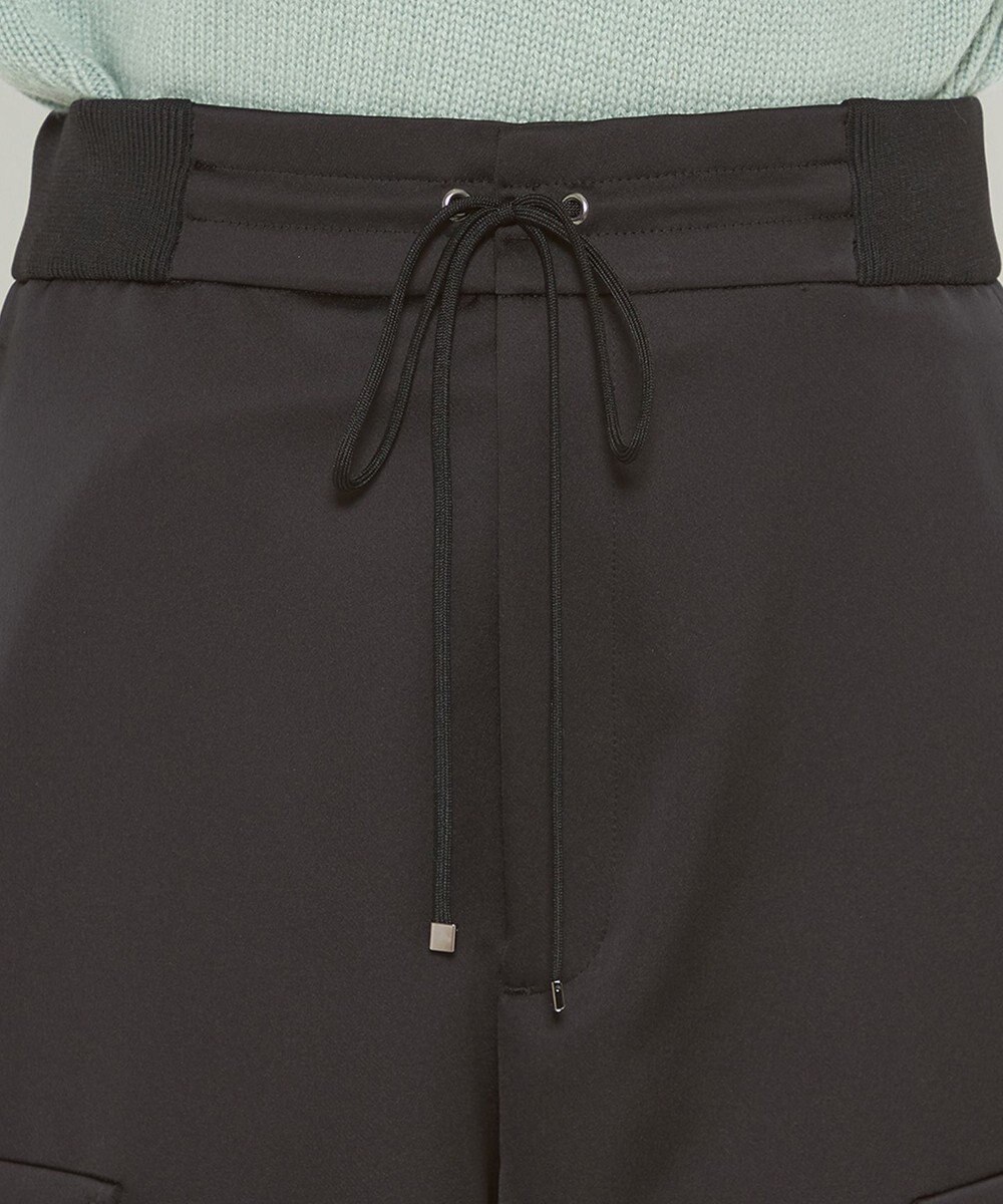 uncrave 【洗濯機洗い可】サテン イージーカーゴパンツ（uncrave WHITE） 