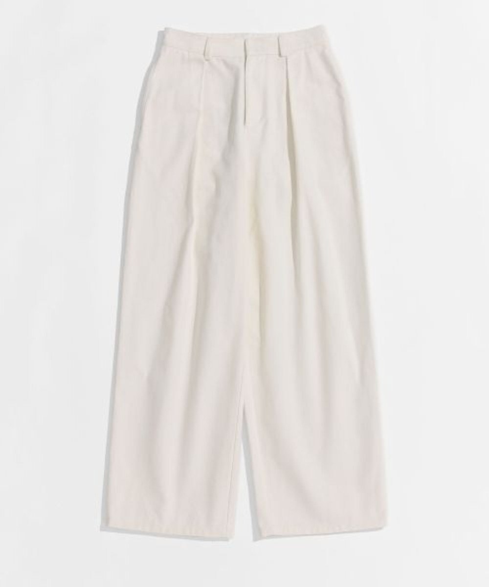 LENO ONE  FOWARD PLEATS CHINO TROUSERS ワンタックチノパンツ 