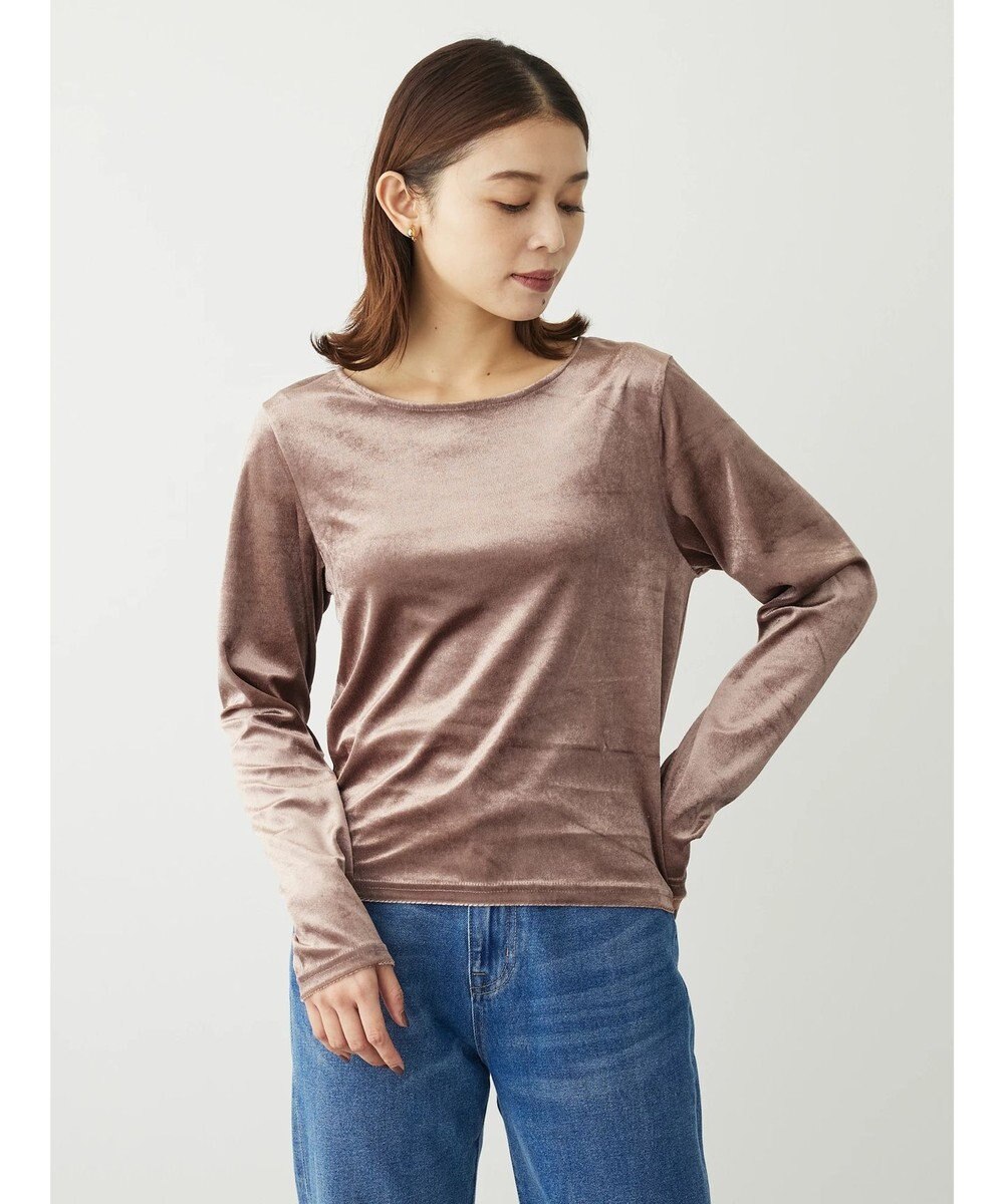 Green Parks ・ＥＬＥＮＣＡＲＥ　ＤＵＥ　ベロアクルーロングＴＥＥ 