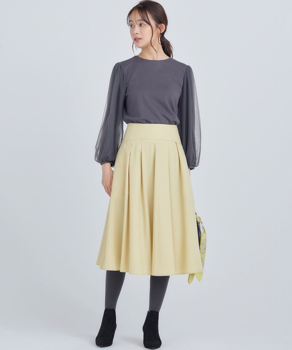 組曲 S タックフレアカラースカート 
