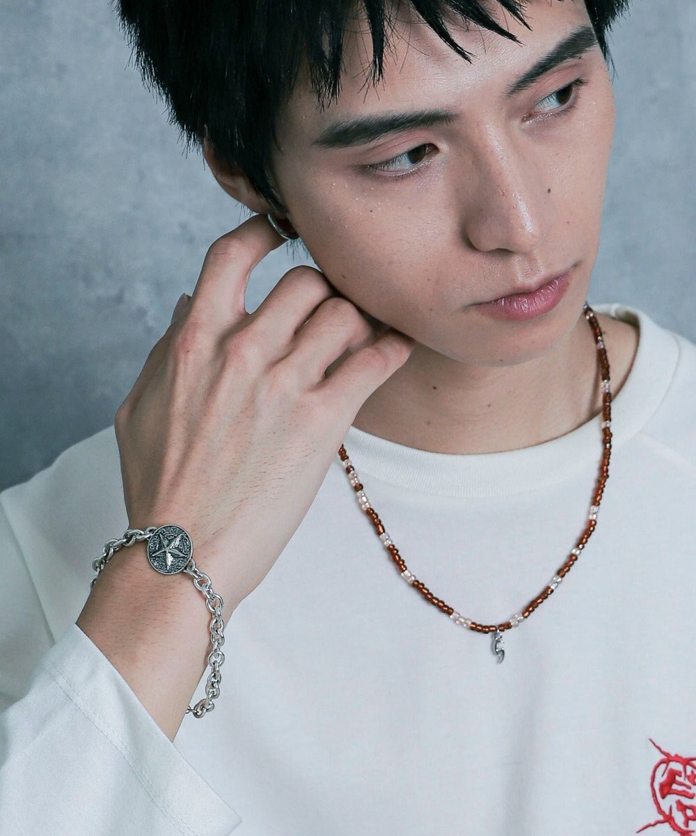WEGO Mメタルモチーフビーズネックレス 