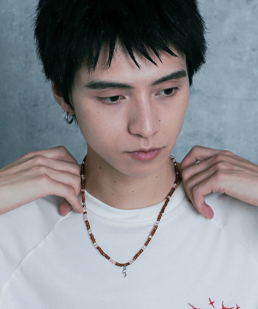 WEGO Mメタルモチーフビーズネックレス 