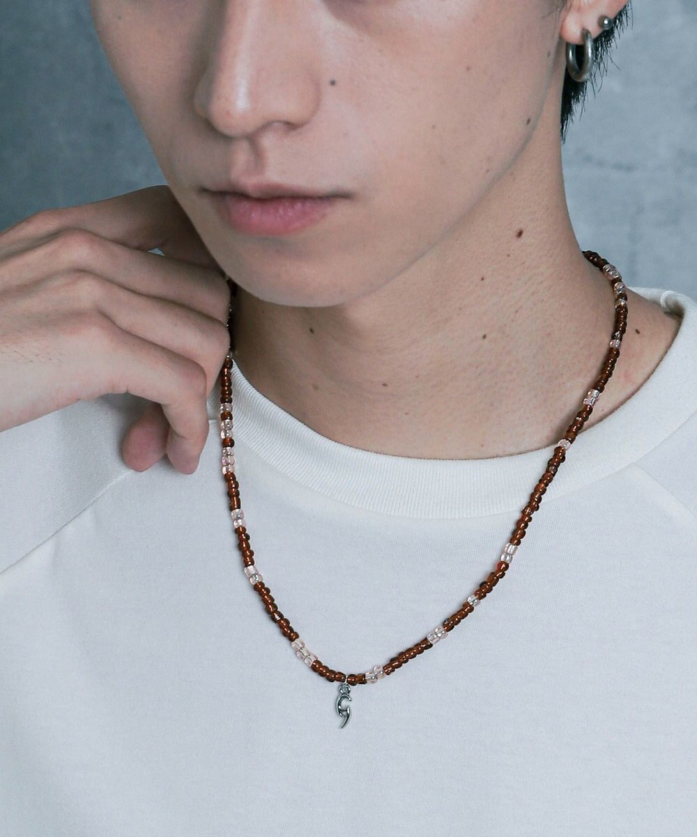 WEGO Mメタルモチーフビーズネックレス 