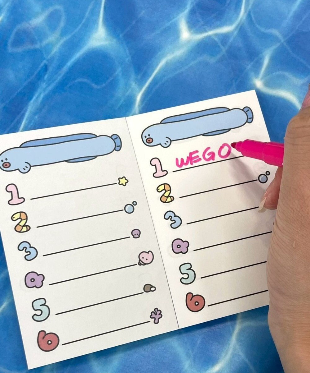 WEGO 海フレンズメモ 