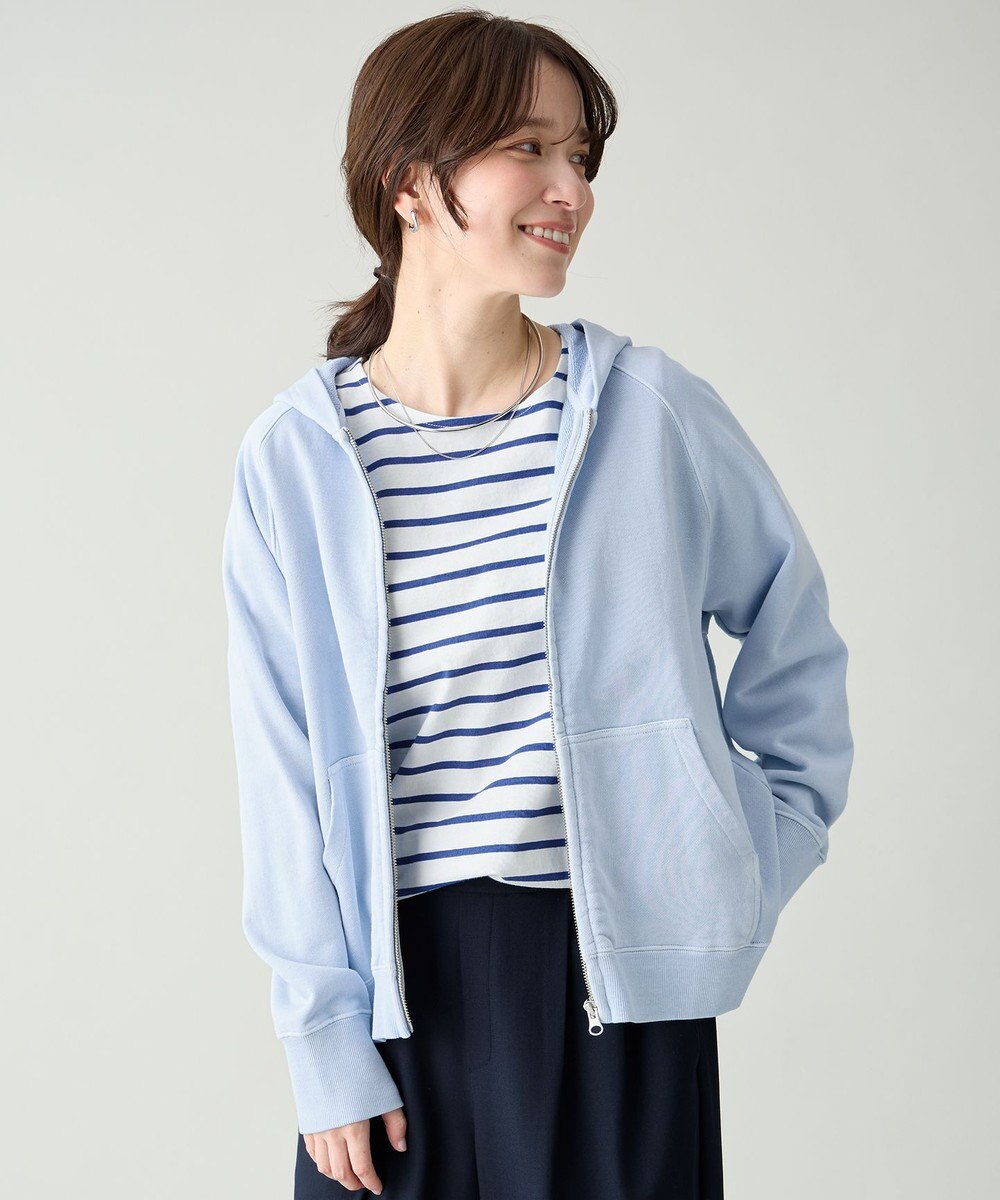 ANY L ピグメントパーカー 