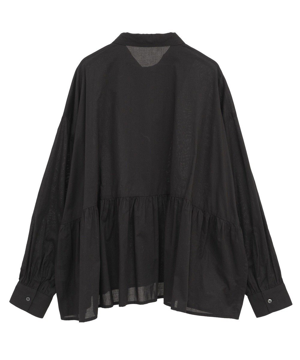 CRAFT STANDARD BOUTIQUE ペプラム長袖ブラウス 