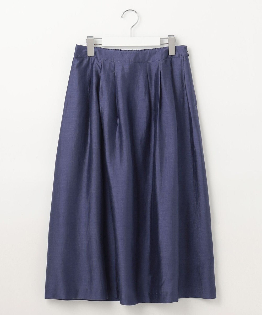 J.PRESS LADIES 【洗える】シアーソフトカールマイヤー タック スカート 