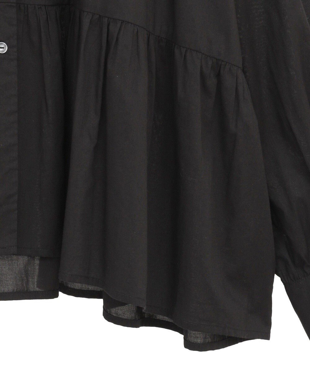 CRAFT STANDARD BOUTIQUE ペプラム長袖ブラウス 