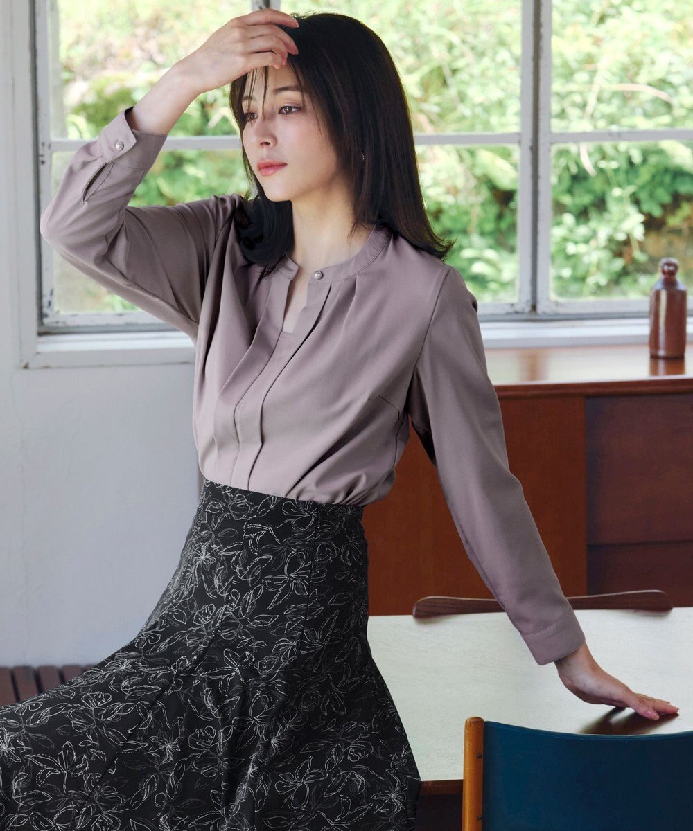 Tiaclasse 【洗える】フラワープリントスカート 