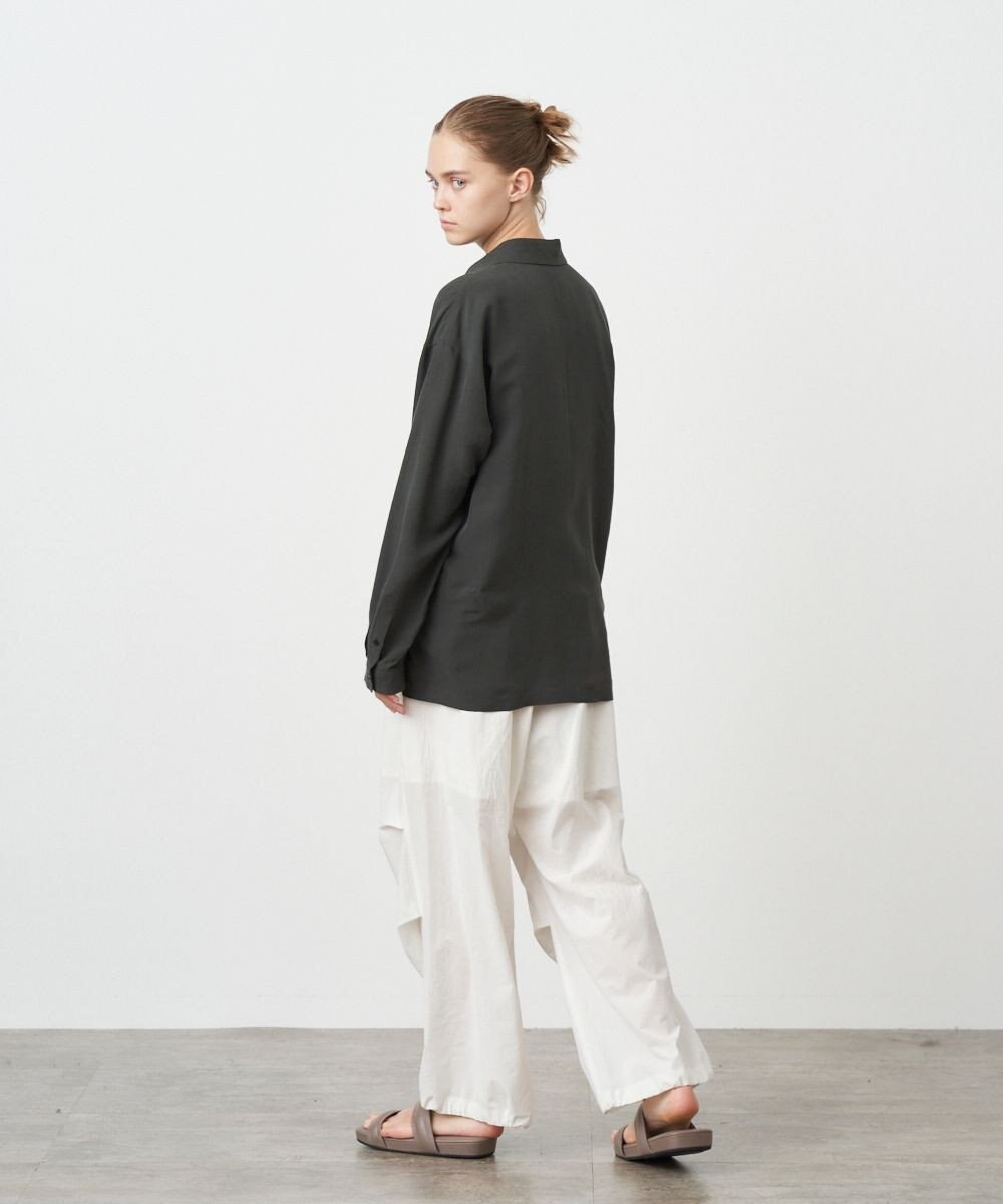 ATON KYOTO TSURIZOME SILK | オーバーサイズシャツ - UNISEX 