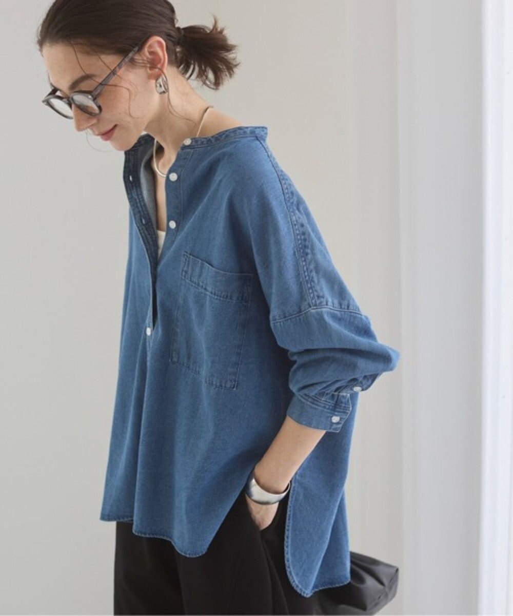 WEGO 【ANGIE VINTAGE】オーバーサイズデニムシャツ 