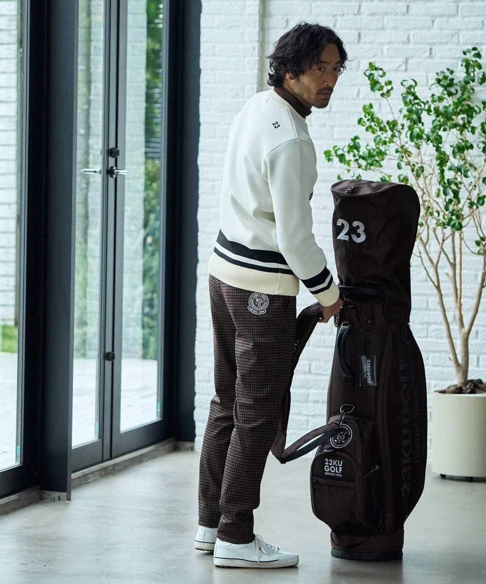 23区GOLF 【MEN】ガンクラブチェックプリントパンツ 