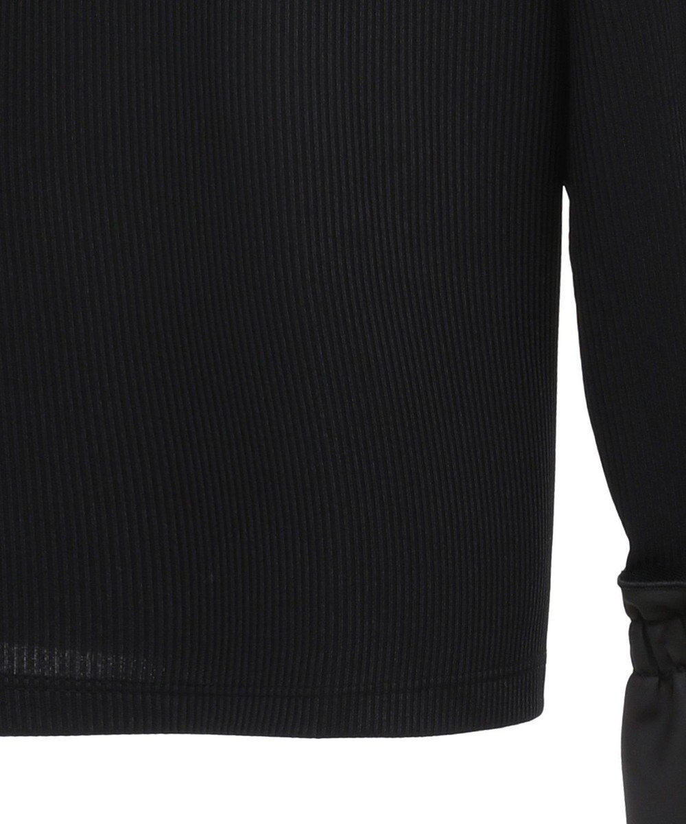 earth music&ecology フリルスリーブリブプルオーバー 