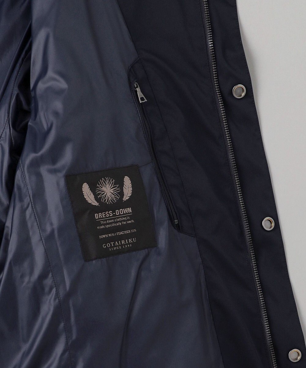 GOTAIRIKU WEB限定【仕事で着られる】ドレスダウンコート_ストレッチツイル_25年新作 
