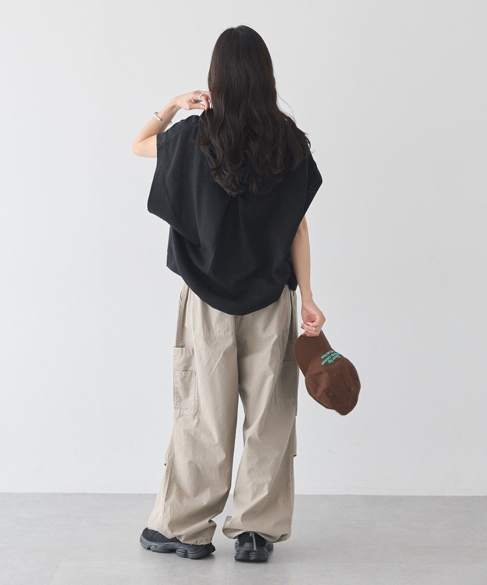 earth music&ecology シアーダンボールフーディーベスト 