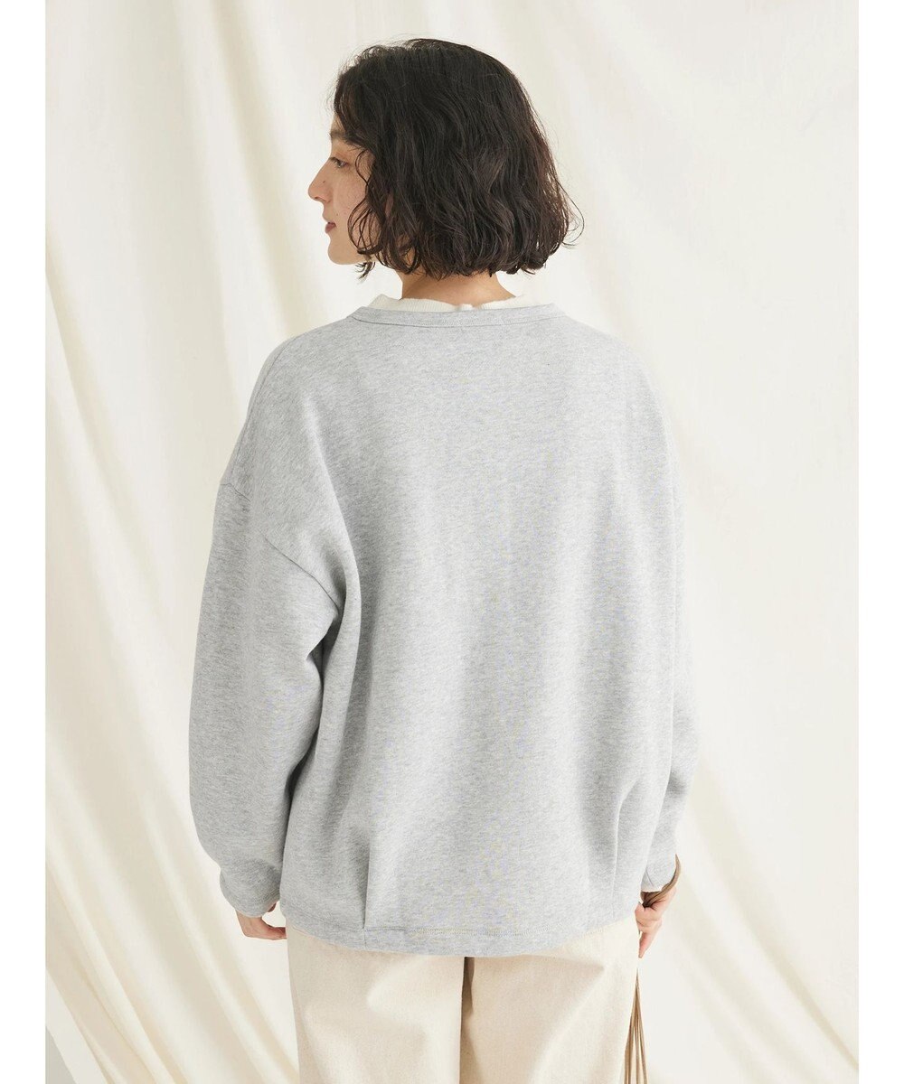 CRAFT STANDARD BOUTIQUE 裏起毛リングドットカーディガン 