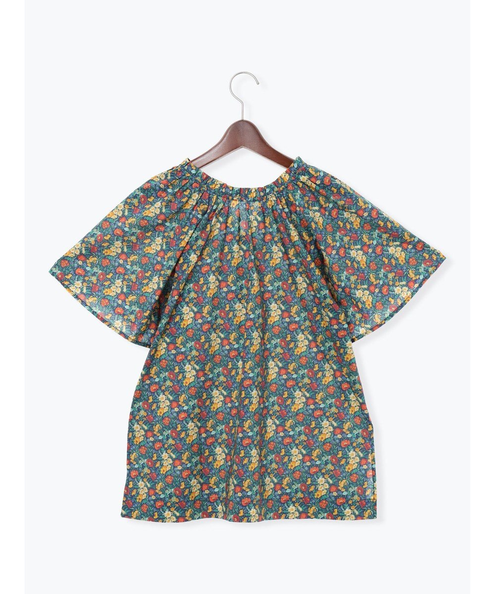 Te chichi 【LIBERTY FABRICS】フリルネックブラウス 
