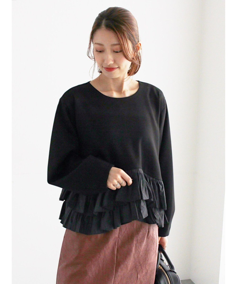 Te chichi ティアードフリルヘムプルオーバー 