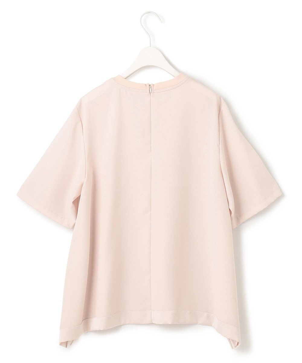 ICB 【接触冷感・UVケア・速乾・洗える】FluidBackSatin Tブラウス 