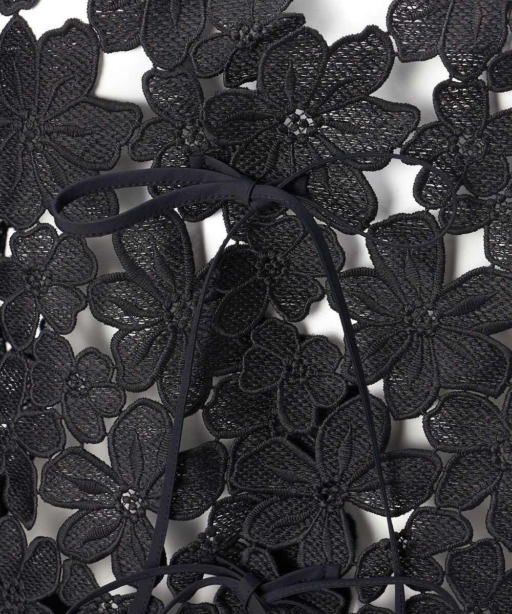 23区 【GOLD LABEL/見上愛さん着用】エンブロイダリーレース ジレ 