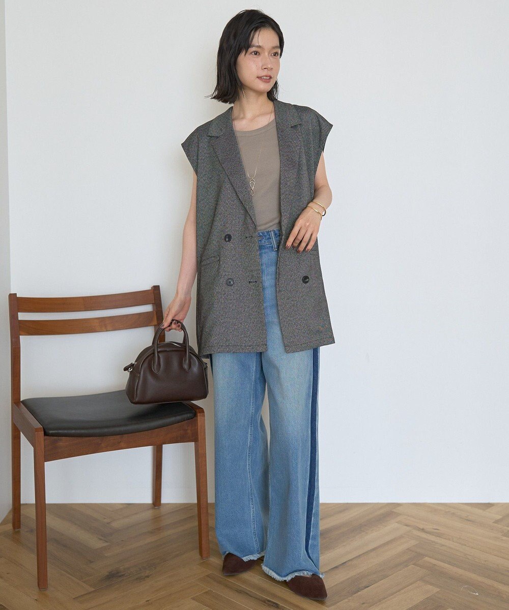 AMERICAN HOLIC テーラードミドル丈ジレ 