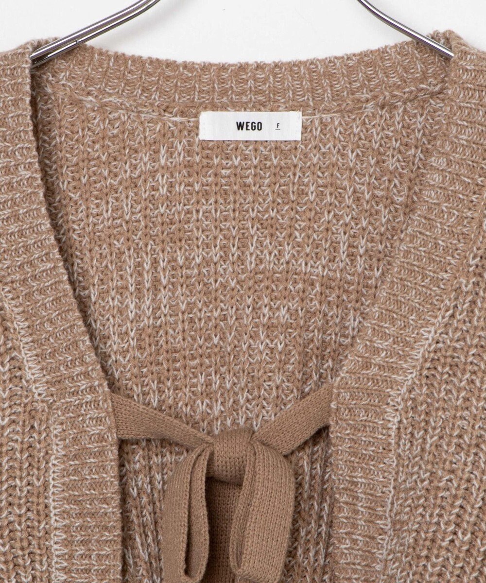 WEGO リボンニットボレロ 