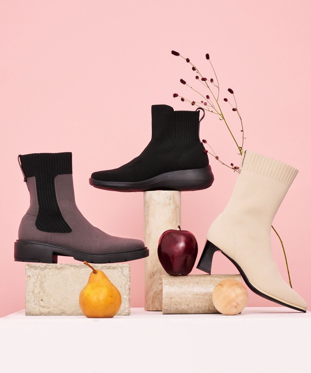 steppi 【洗える】撥水 ストレッチブーツ 