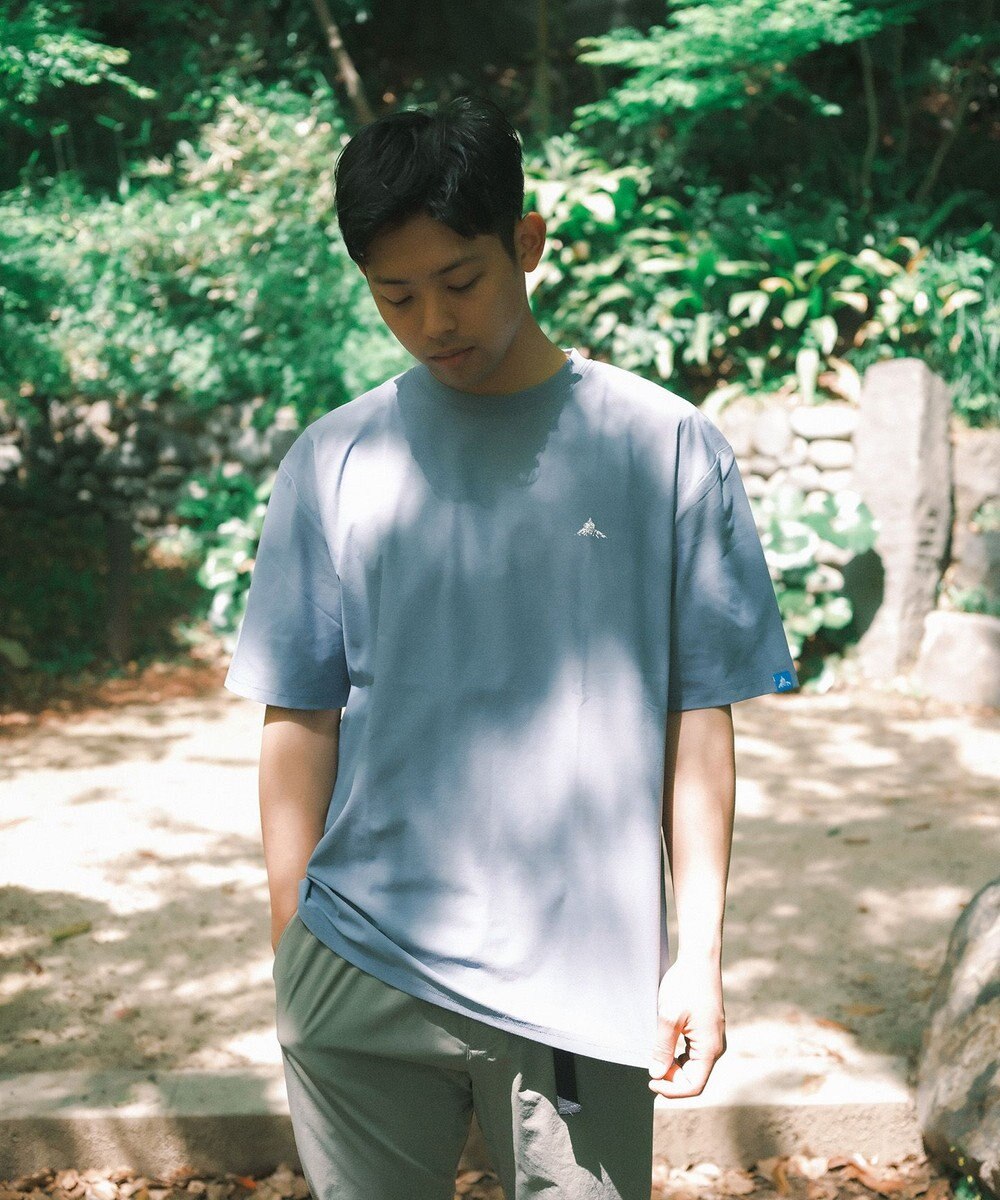 SHARE PARK MENS 【UVカット・吸水速乾・ストレッチ・軽量 】バンダナバックプリントＴシャツ 