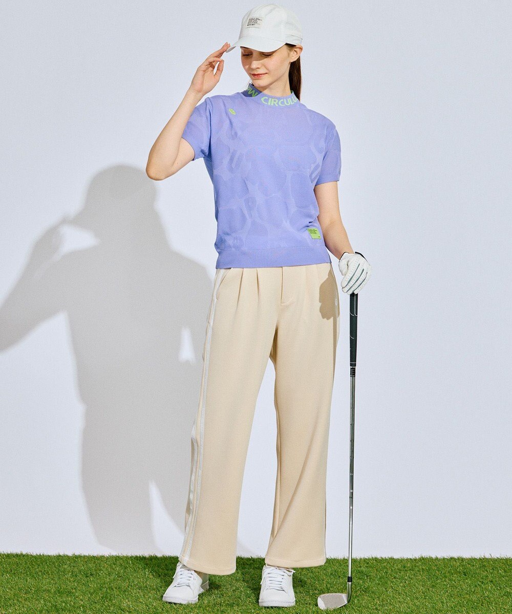 PW CIRCULUS 【WOMEN】イージーワイドパンツ ゴルフウェア レディース 
