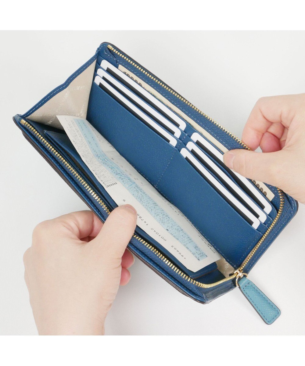 PELLE BORSA L字ファスナー長財布 French Calf Goods 3301 